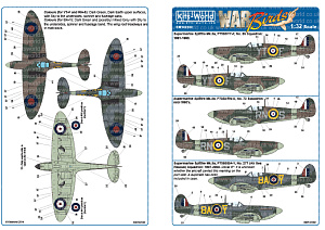 Декаль 1/32 Supermarine Spitfire Mk.IIa BBMF Part Two (Kits-World)