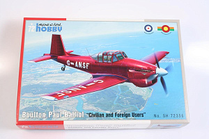 Сборная модель 1/72 Boulton Paul Balliol 'Civil & Foreign Users' (Special Hobby)