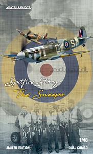 Сборная модель 1/48 Supermarine Spitfire STORY: THE SWEEPS (Eduard kits)