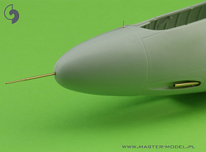 Дополнения из латуни 1/32 Heinkel He-162-2 Salamander - комплект вооружения и деталей (для Revell)