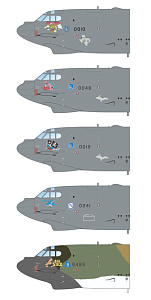 Декаль 1/72 Strategic Air Command Boeing B-52G/H Stratofortress - Part 2 (Caracal Models)