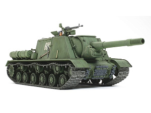Сборная модель 1/35 Советское тяжелое самоходное противотанковое орудие ИСУ-152 (Зверобой) (Tamiya)