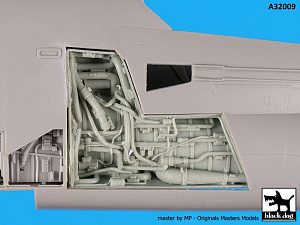 Дополнения из смолы 1/32 LTV A-7D/A-7E Corsair II magazine + electronics (для Trumpeter kits)