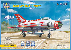 Сборная модель 1/72 Микоян МиГ21Ф-13 "007" (Modelsvit)