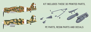 Сборная модель 1/32 Fiat G.50bis/G.50bis/N 'Fighter-Bomber & Navy Fighter' (Special Hobby)