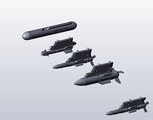 Дополнения из смолы 1/144 Комплект вооружения СУ-30СМ от Звезды (KepModels)