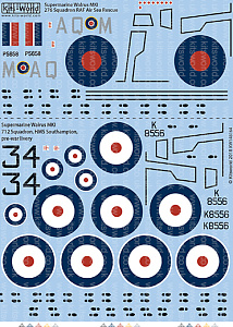 Декаль 1/48 Supermarine Walrus Mk.I (Kits-World)