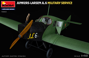 Сборная модель 1/48 Junkers-Larsen JL.6. Milit.Service (3x camo) (MiniArt)