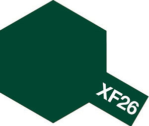 Краска акриловая Acrylic Mini XF-26 Deep Green (Tamiya) (10ml)