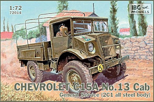 Сборная модель 1/72 Chevrolet C15A No.Cab 13 General Service (IBG Models)