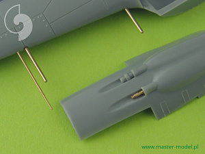 Дополнения из латуни 1/72 Fw 190A-7/A-8 Focke-Wulf. Пушечные и пулеметные стволы, трубка Пито
