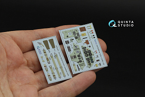 3D Декаль интерьера кабины Hs 123A-1 early (ICM)