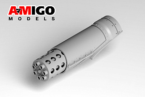 Дополнения из смолы 1/48 A-10C Блок стволов пушки GAU-8 (для модели G.W.H.) (Amigo Models)
