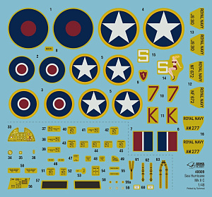 Сборная модель 1/48 Hawker Sea Hurricane Mk.IIc (Arma Hobby)