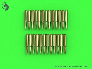 Дополнения из латуни 1/35 M1919 Browning .30 caliber (7.62mm) - cartridges (25pcs)