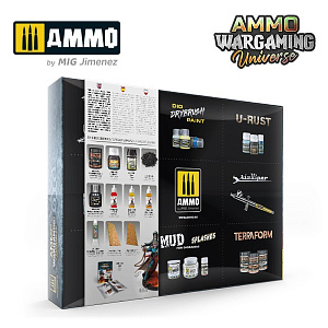 Набор для создания эффектов AMMO WARGAMING UNIVERSE 04 - Volcanic Soils (Ammo Mig)