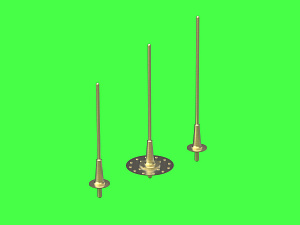 Дополнения из латуни 1/32 Focke-Wulf Fw-190A-6-A7/R11 Nightfighter - FuG217 "Neptun" antennas