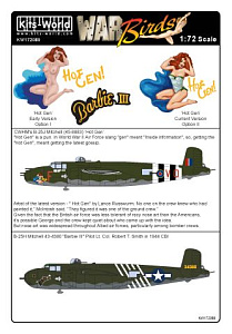 Декаль 1/72 North-American Mitchell B25J (Kits-World)