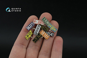 Автомобильные номера США, юго-восточные штаты, 1910-1940 (для всех моделей) (на метал. основании)