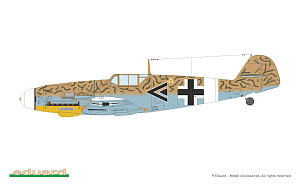 Сборная модель 1/72 Limited Edition AFRIKA - Messerschmitt Bf 109 (Dual Combo) (Eduard kits)