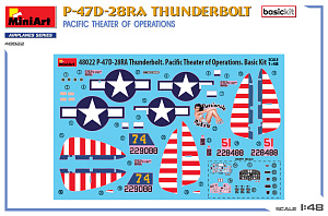 Сборная модель 1/48 P-47D-28RA Thunderbolt Pacific Theater of Op. (MiniArt)
