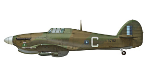 Сборная модель 1/48 Hawker Hurricane Mk.IIc trop (Arma Hobby)