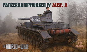 Сборная модель 1/72 Panzerkampfwagen IV Ausf.A (World At War) (IBG Models)