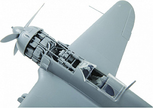 Сборная модель 1/48 Советский истребитель Ла-5 (Zvezda)