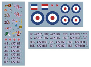 Декаль 1/72 RAAF Meteor Mk.8s (DK Decals)