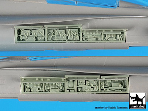 Дополнения из смолы 1/72 McDonnell-Douglas F/A-18 Hornet electronics (для модели Academy)