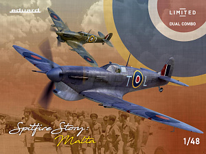 Сборная модель 1/48 Supermarine Spitfire STORY: MALTA DUAL COMBO (Eduard kits)