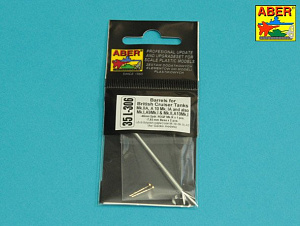 Дополнения из латуни 1/35 Стволы для британских крейсерских танков Mk.IIA, A10 Mk.IA и Mk.I A9