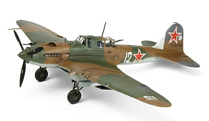 Сборная модель 1/72 Советский штурмовик ИЛ-2 (Tamiya)