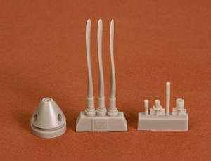 Дополнения из смолы 1/48 Воздушные винты Bell P-39Q/N Airacobra (для модели Eduard)