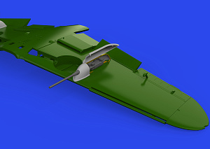 Дополнения из смолы 1/72 Messerschmitt Bf-109F/Bf-109G/Bf-109K gun pods (для модели Eduard)