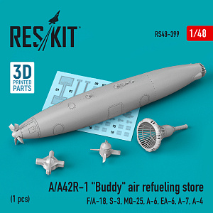 Дополнения из смолы 1/48 A/A42R-1 "Buddy" air refueling store (1 pcs) (ResKit)