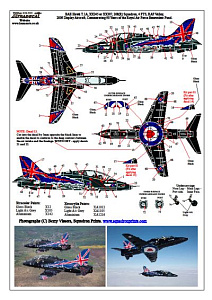 Декаль 1/32 BAe Hawk T.1A (1) (Xtradecal)