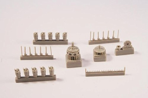 Дополнения из смолы 1/32 Le Rhone 9J - French WWI Rotary Engine