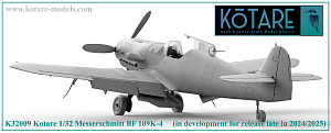 Сборная модель 1/32 Messerschmitt Bf-109K-4 (Kotare)