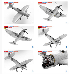 Сборная модель 1/48 Republic P-47D -25RE Thunderbolt ADVANCED KIT (Mini Art)