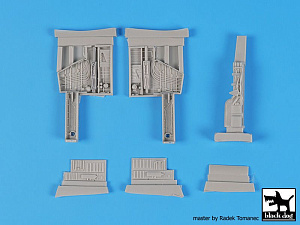 Дополнения из смолы 1/48 Douglas A-4 Skyhawk wheel bays + engine (with Hobby Boss kits)