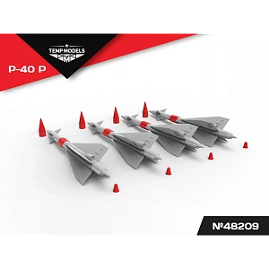 Дополнения из смолы 1/48 Управляемая ракета Р-40 Р (Temp Models)/ МиГ-25, МиГ-31
