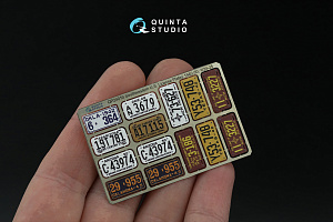 Автомобильные номера США, юго-западные штаты, 1940-1950 (для всех моделей) (на метал. основании)