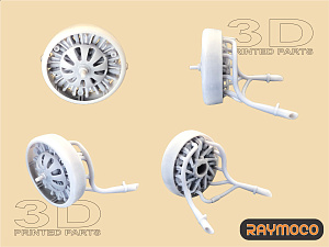 Дополнения из смолы 1/48 Engine BMW-132 Front (Raymoco)