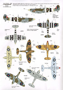 Декаль 1/48 Supermarine Spitfire Mk.Vb /Mk.Vc (9) (Xtradecal)