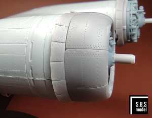 Дополнения из смолы 1/48 Boeing B-17F/G (Early) Flying Fortress Engine (Hong Kong Models) 