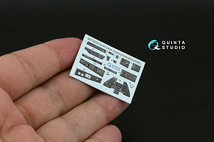 3D Декаль интерьера кабины Ка-50 (черные панели) (HobbyBoss/ARK) (с 3D-печатными деталями)