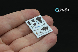 3D Декаль интерьера кабины И-16 Тип 5 (Звезда)