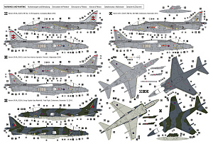 Сборная модель 1/48 BAe Harrier GR.9 (Hobby 2000)