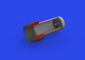 Дополнения из смолы 1/48 Lockheed-Martin F-35A Lightning II exhaust nozzle (для модели Tamiya)